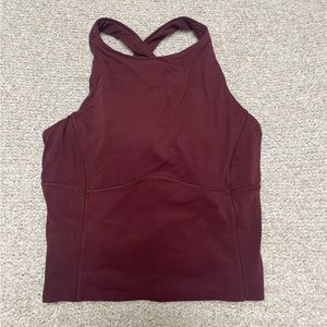 Burgundy Lululemon Tank